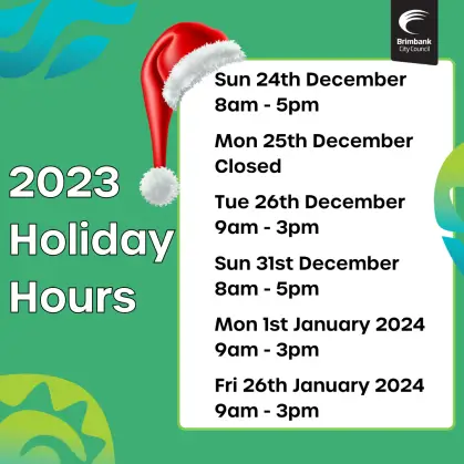 Public holiday opening hours