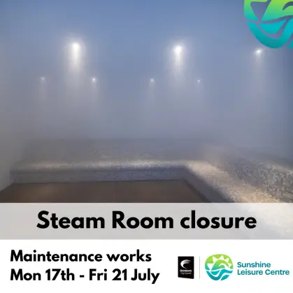 Steam Room closure